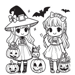 Halloween Coloring Page