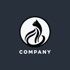 Premium Cat Vector Logo | Customizable & High-Quality Design for Your Brand.