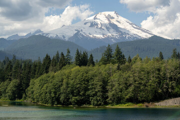 lake in the mountains