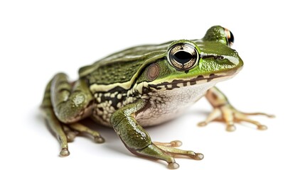 Obraz premium Frog isolated on white background