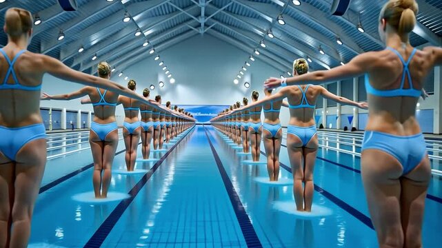 Competition for rhythmic gymnastics