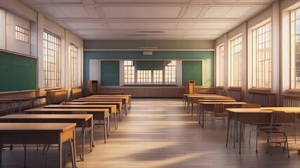 classroom in school