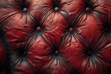 Fototapeta premium red luxury leather upholstery