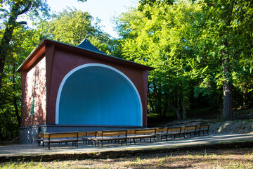 Muszla koncertowa w parku Bażantarnia - Elbląg © Patryk