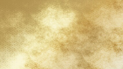 金色の和柄模様・背景
