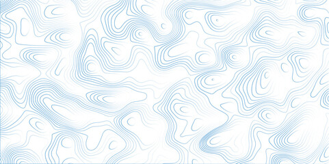 Abstract concept graphic element and geography scheme, topographic map. Colorful contour lines isolated on black background.