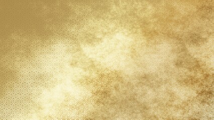 金色の和柄模様・背景