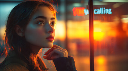 High-resolution banner template, customizable for "your calling," professional design, sleek layout.