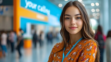 Professional banner template, customizable for "your calling" theme, high resolution, contemporary design.