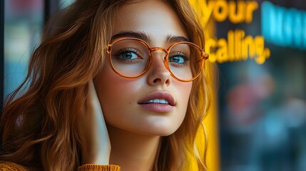 Professional and customizable banner template for "your calling," high-resolution design, modern layout.