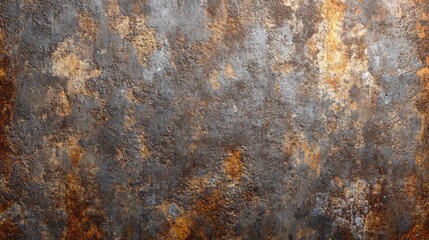Grungy distressed metal with rust spots and scratches