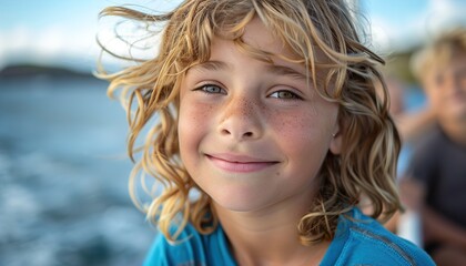 Children, experience ride on a ferry 