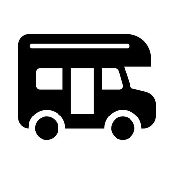 recommend clip art: Caravan, motorhome icon vector illustration graphic design