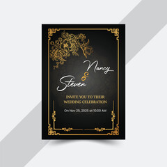 Wedding invitation card
