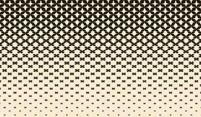 Halftone gradient. Dotted gradient, background with monochrome dotted texture. Polka dot pattern template vector dots pattern Abstract dot gradient halftone pattern illustration