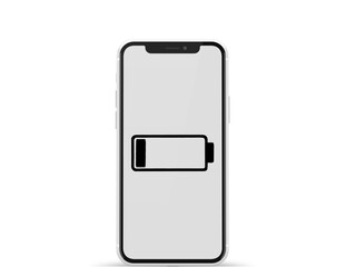 phone isolated on white