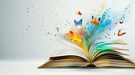 Abstract background. Conceptual framework for World Day of Education, Knowledge, Learning and Philosophy with space for text or promotional content.