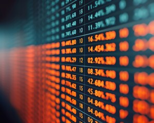 Graphic representation of a stock symbol in a financial market context, Symbol, Logo Graphic