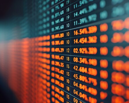 Graphic representation of a stock symbol in a financial market context, Symbol, Logo Graphic