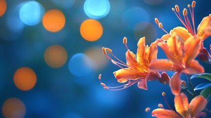 Fototapeta premium flowers background of colorful 