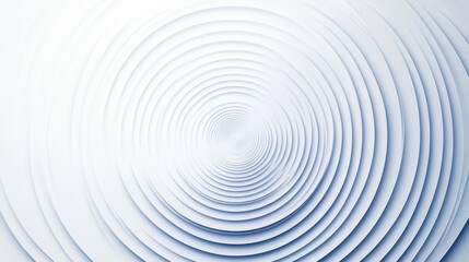 Fototapeta premium Abstract concentric circles gradient effect isolated white background