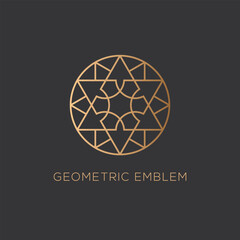 Geometric emblem