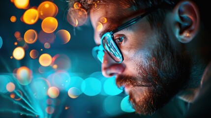 A cybersecurity engineer configuring virtual private network (VPN) settings on a laptop, ensuring secure remote access for distributed team members.