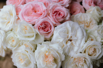 A vibrant bouquet of fresh roses, bursting with color and delicate petals, perfect for celebrating love, anniversaries, or special occasions, capturing nature's beauty and fragility.