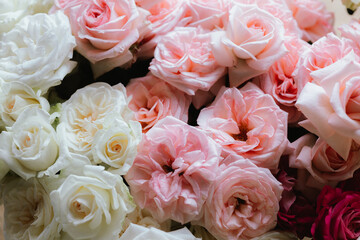 A vibrant bouquet of fresh roses, bursting with color and delicate petals, perfect for celebrating love, anniversaries, or special occasions, capturing nature's beauty and fragility.