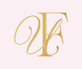 UF,FU, logo UF, Letter UF,monogram UF, vector, logo, Wedding Monogram Initials, Wedding Logo, Wedding Monogram,Logo Design