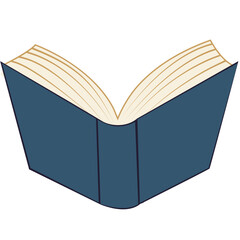 open book cartoon illustration