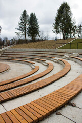 Obraz premium Amfiteatr - Elbląg Park Dolinka 