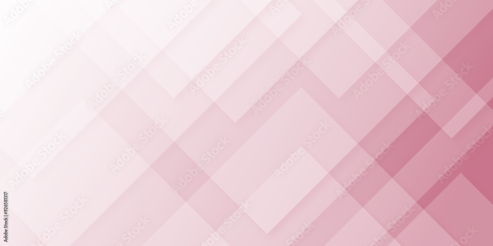 Poster Modern Abstract white and pink transparent background with triangles' shapes. Space futuristic design concept. Decorative web layout or poster, banner. white paper texture blue background. vector.