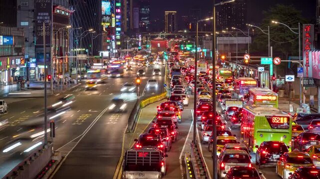 Traffic city cityscape free stock video