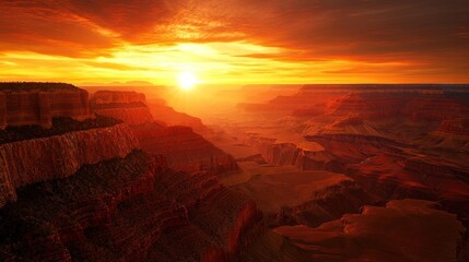 Grand Canyon Sunset, Arizona, USA