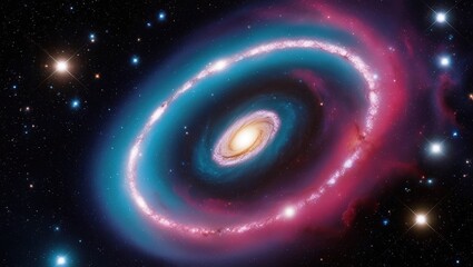 A Spiral Galaxy in Deep Space