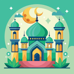 Fototapeta premium Ramadan Vector Design Illustration