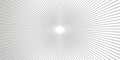 Abstract Converging Lines with Light Center: Modern Minimalist Optical Art Design