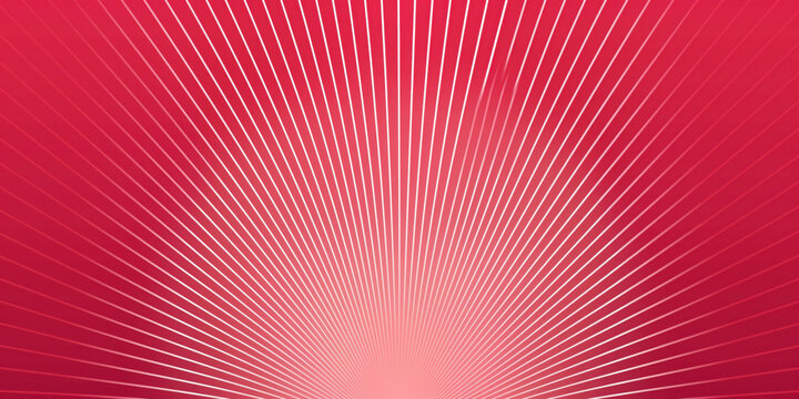 Red Radiant Lines Background - Abstract Geometric Pattern with Gradient Effect