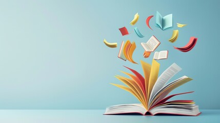 Abstract background. Conceptual framework for World Day of Education, Knowledge, Learning and Philosophy with space for text or promotional content.