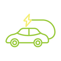 Electric Car icon Design