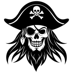 pirate skull and crossbones