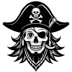 pirate skull and crossbones