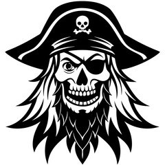 pirate skull and crossbones
