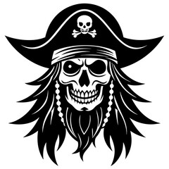 pirate skull and crossbones