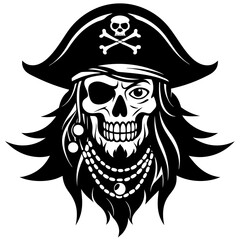 pirate skull and crossbones
