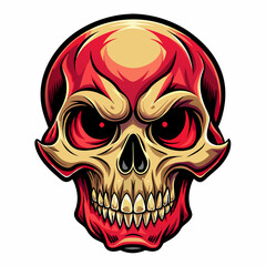 Day of the Dead celebration Sugar Skull vector illustration 