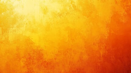 Obraz premium This abstract background features a gradient of yellow and orange hues, creating a warm and inviting feel. The grunge texture adds depth and dimension, making it perfect for design projects.