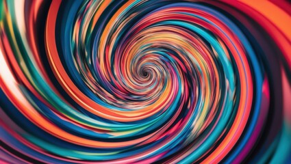 Abstract art with swirling vibrant colors creating a dynamic visual, representing chaos and creativity in motion.