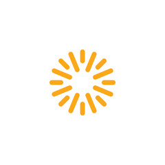 Sun logo design
